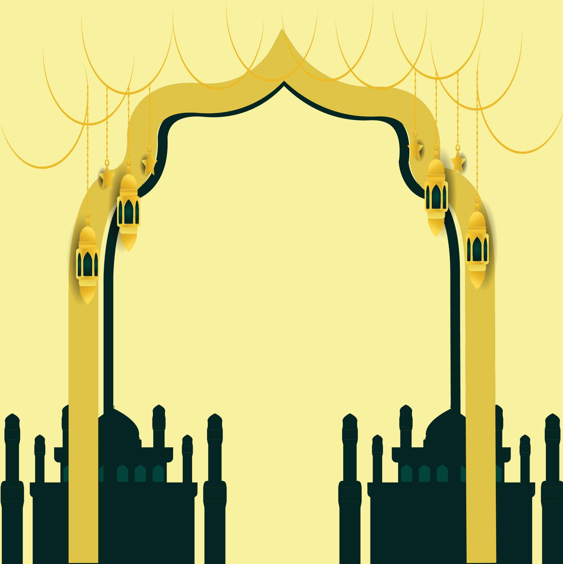 elegant islamic background with blank space, islamic design 6997715