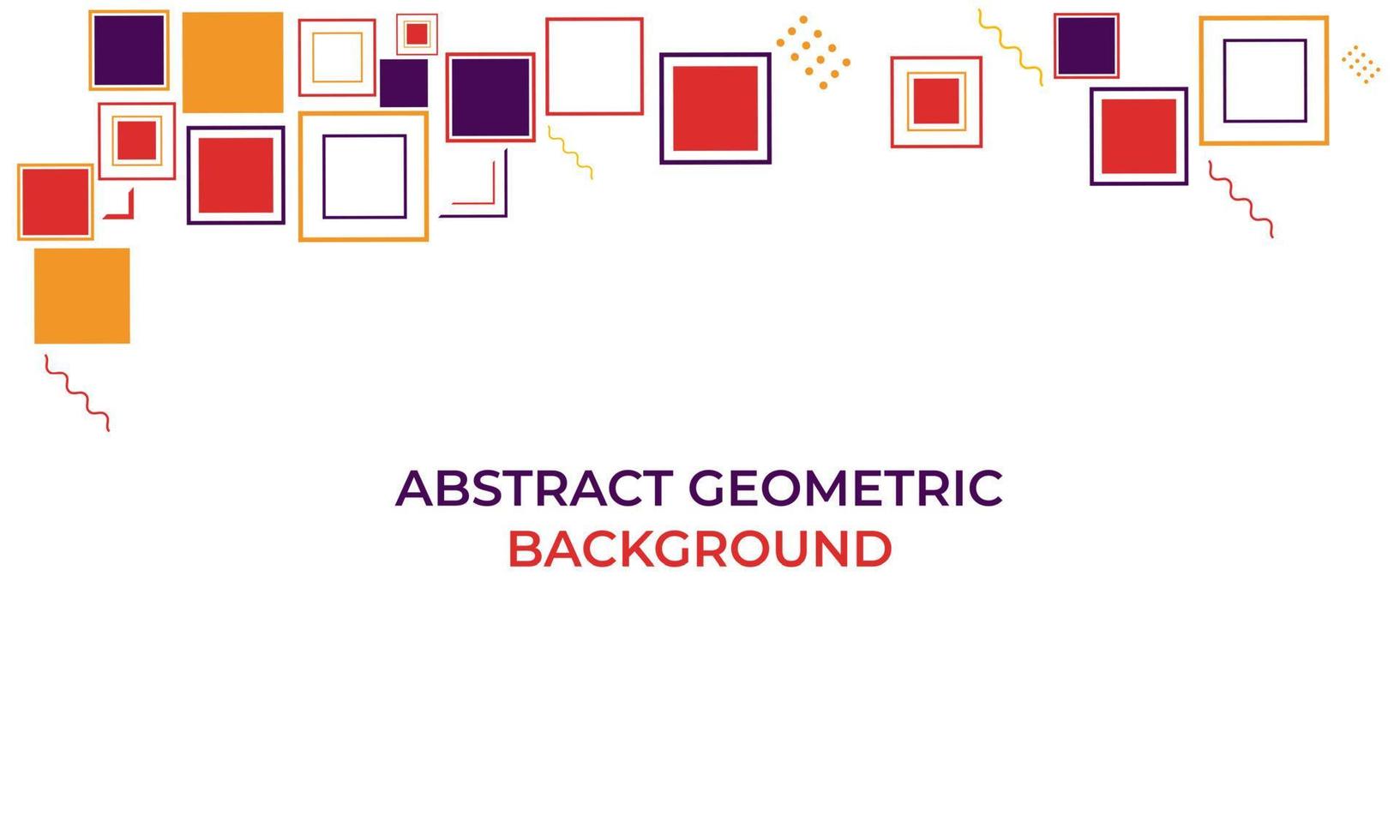 colorful abstract geometric background vector