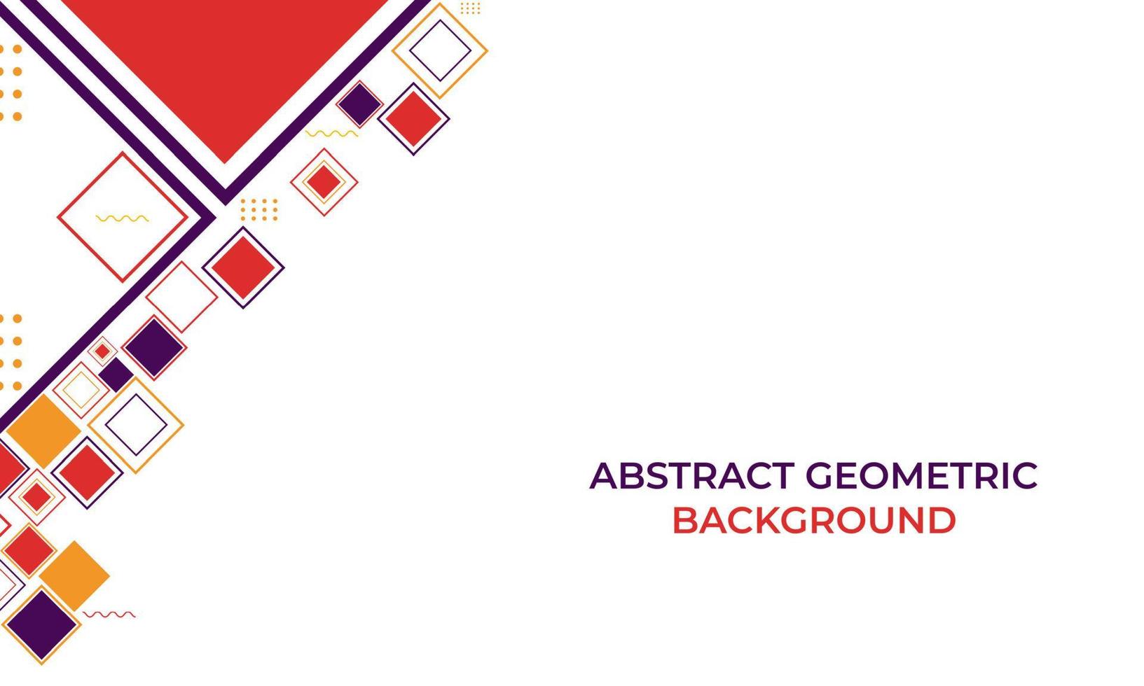 fondo geométrico abstracto colorido plano vector