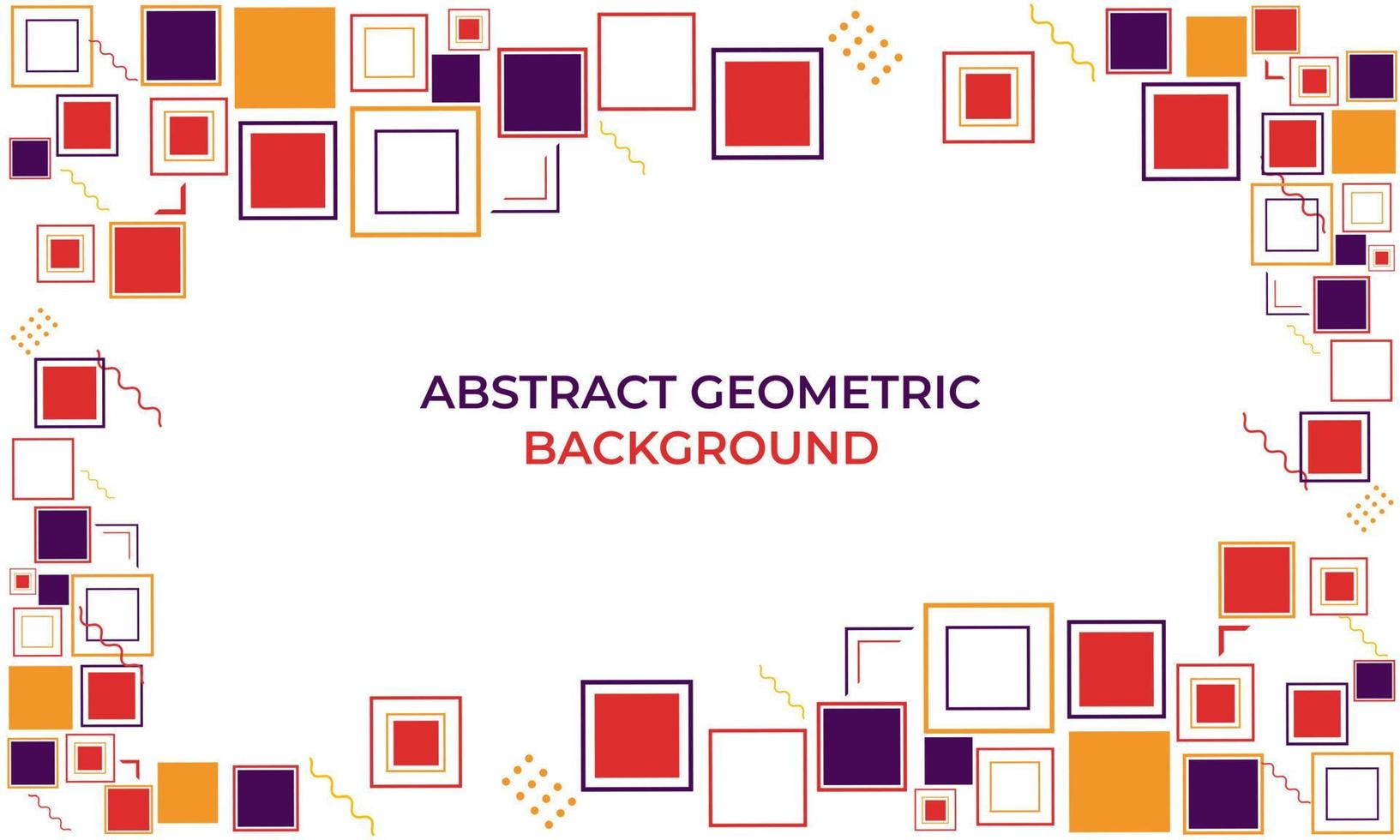 colorful abstract geometric background vector