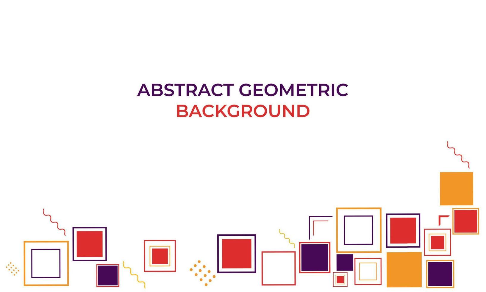 colorful abstract geometric background vector