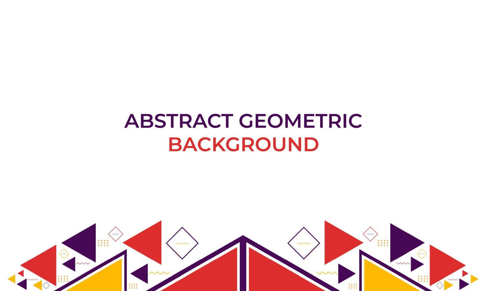 colorful triangle geometric shape background vector