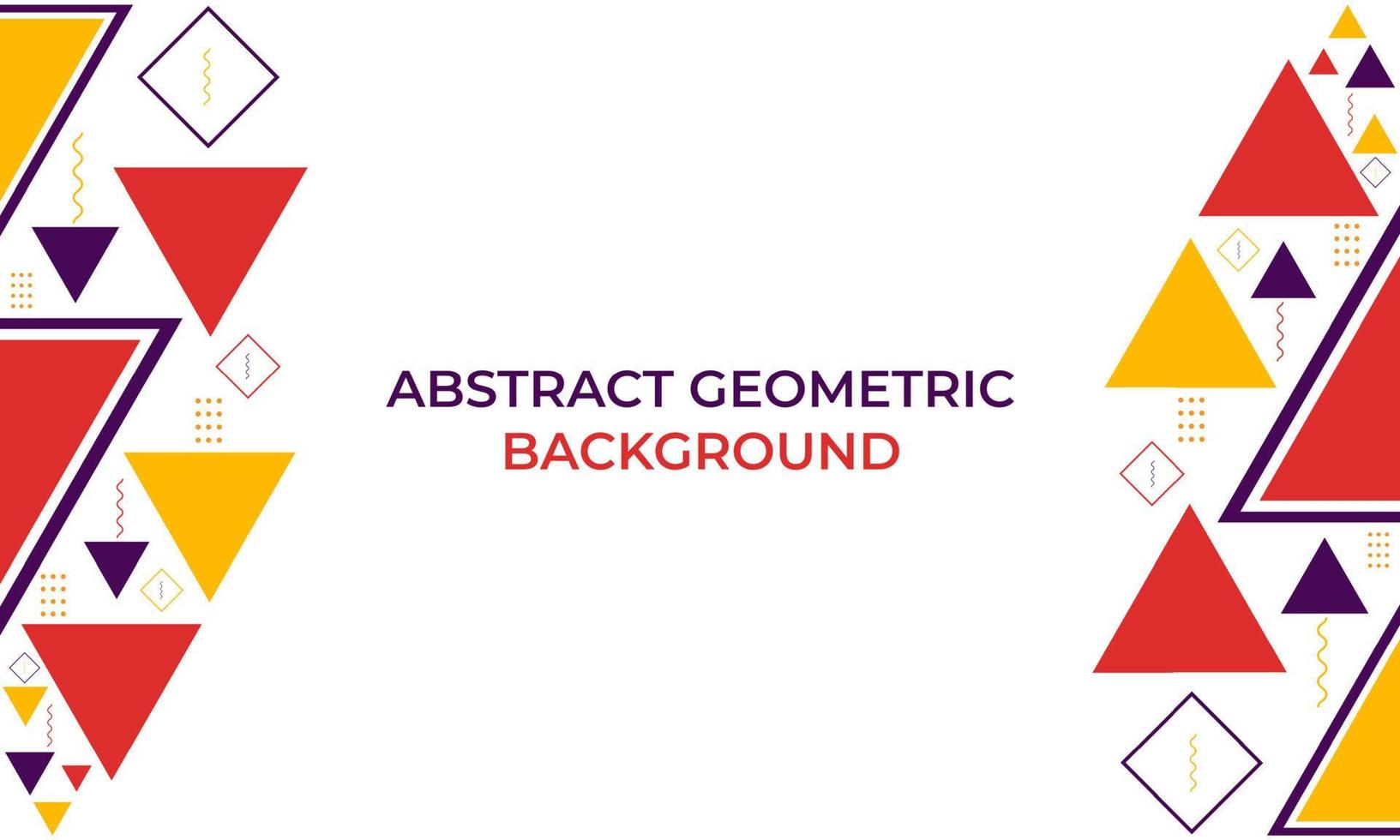 Fondo de forma geométrica triángulo colorido vector