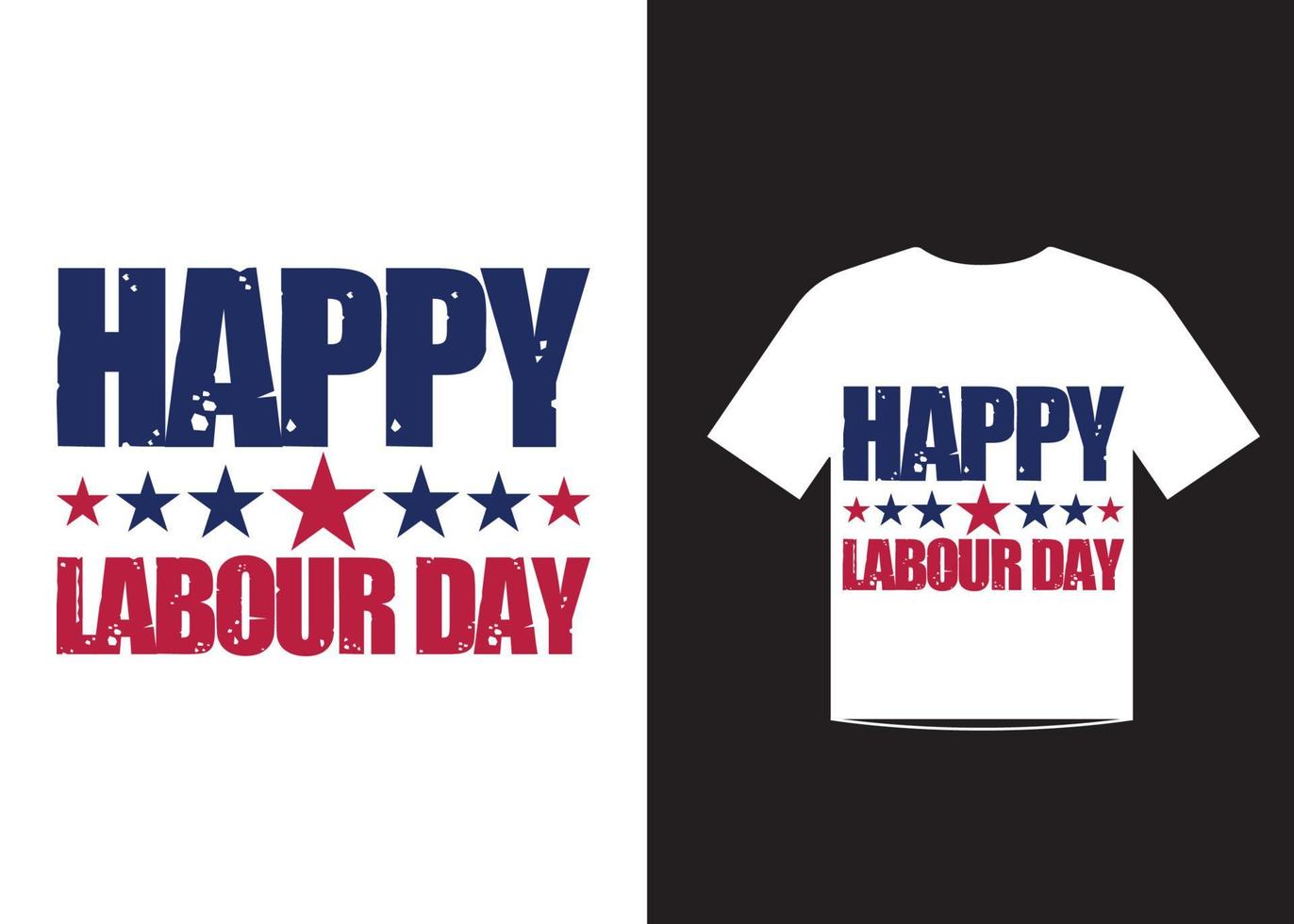 Labour day t shirt design template vector