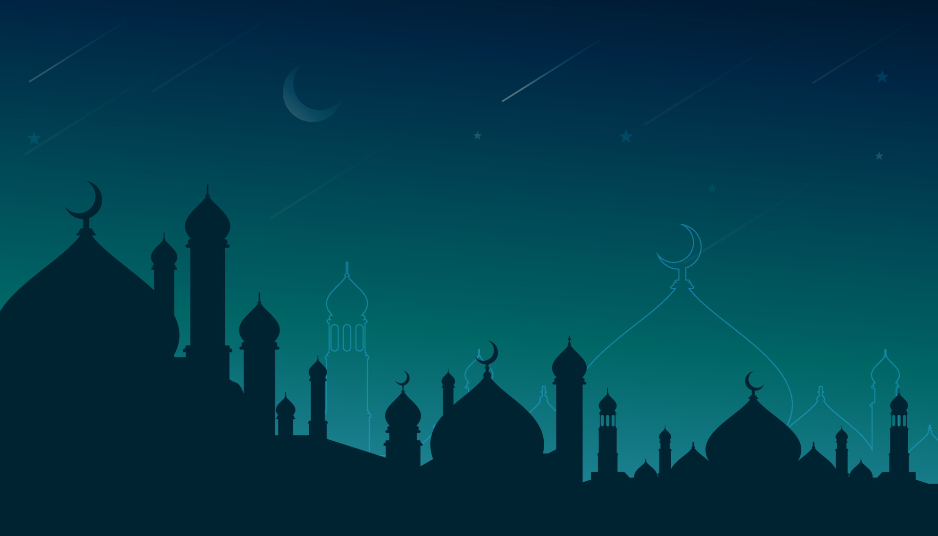 Islamic Design Vector For Background Ramadan Kareem Banner Mosque