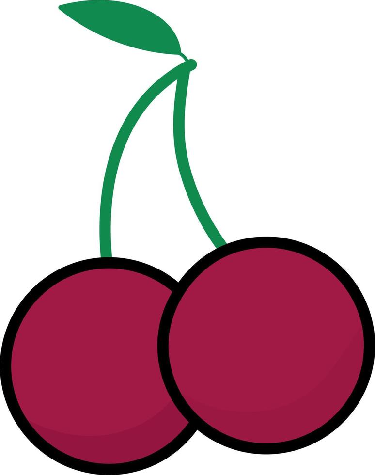 illustration of cherry vector