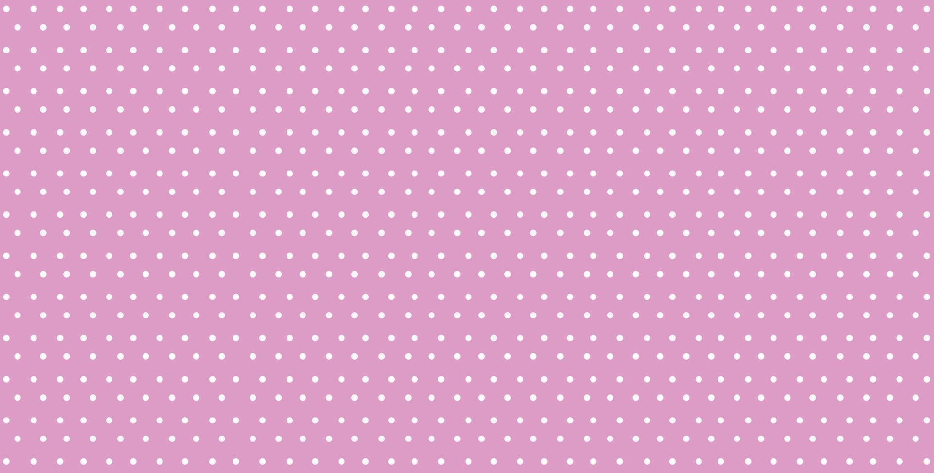 Pink pattern background with dots vector