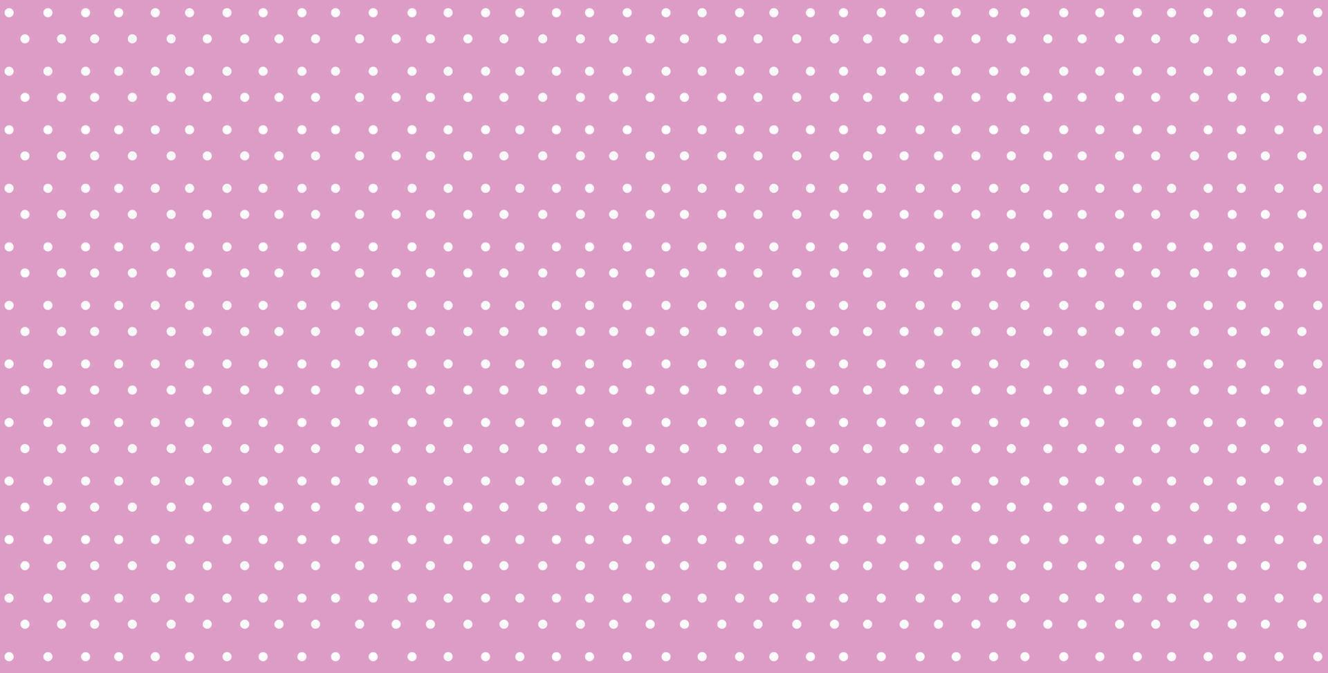 Pink pattern background with dots vector