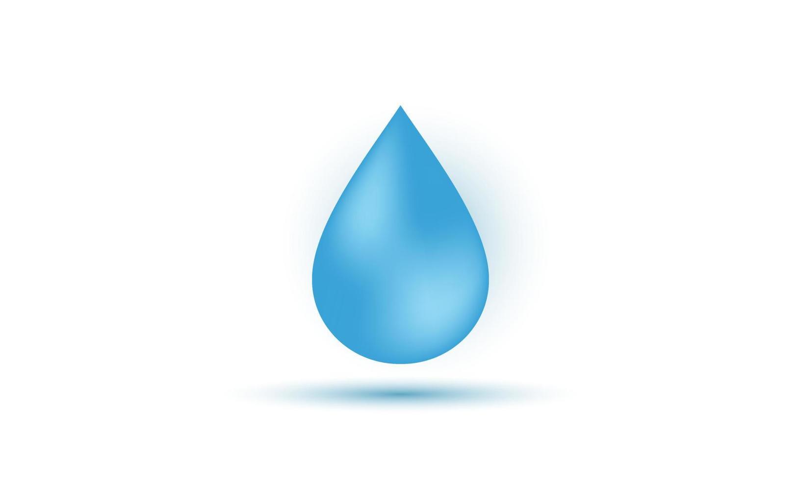 3d realistic icon design drop water vector illustrations