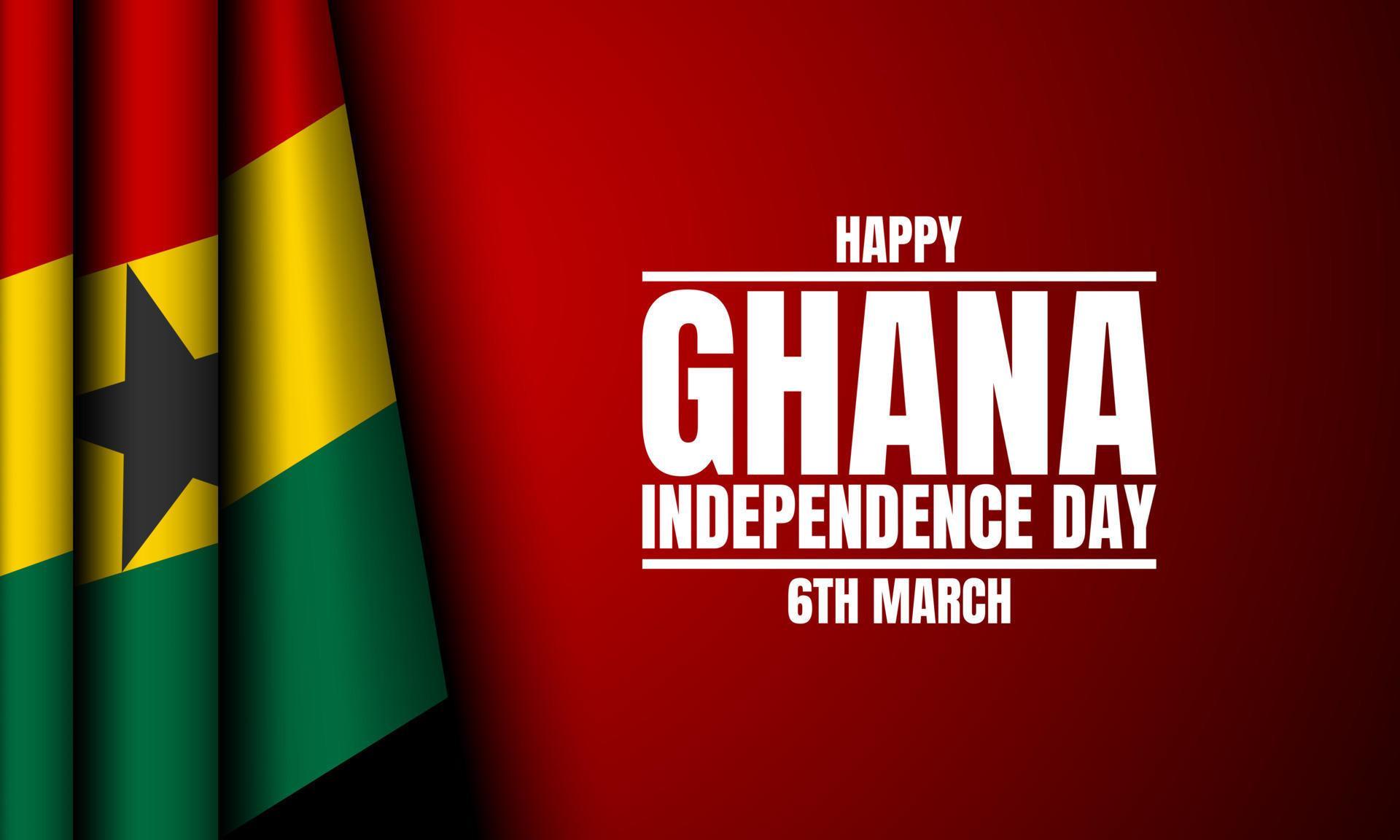 Ghana Independence Day Background Design. 6998729 Vector Art at Vecteezy