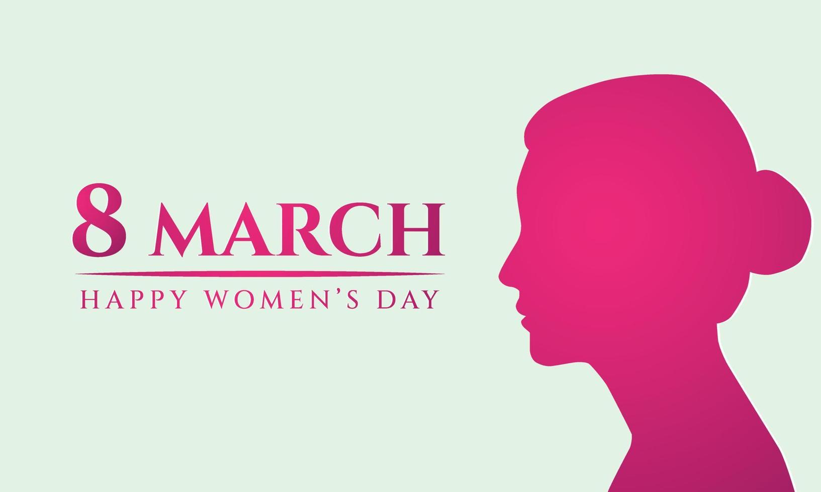 Women's Day Background Design. vector