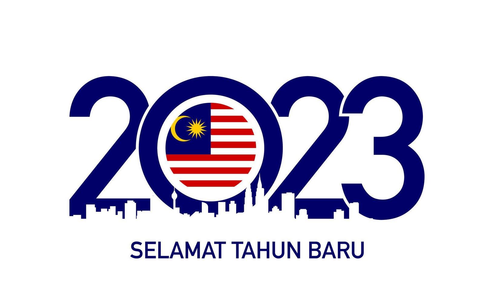 2023 Happy New Year Background Design. Vector Illustration.