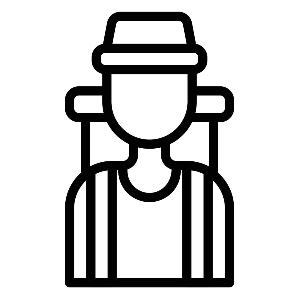 simple tourism icon, editable, 48 pixel vector