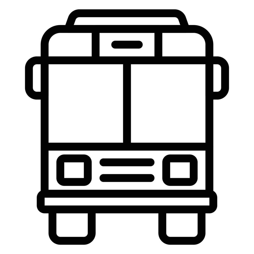 simple bus  vector icon, editable, 48 pixel