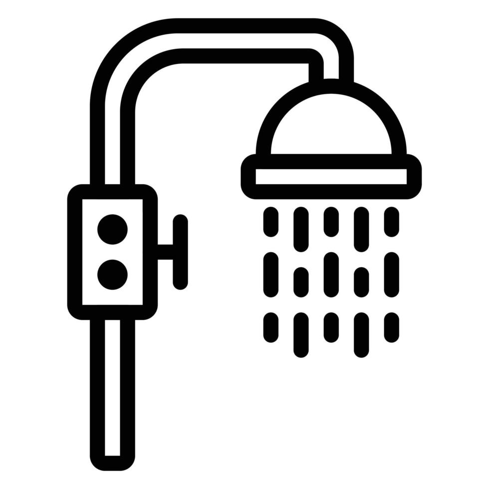 simple shower icon vector