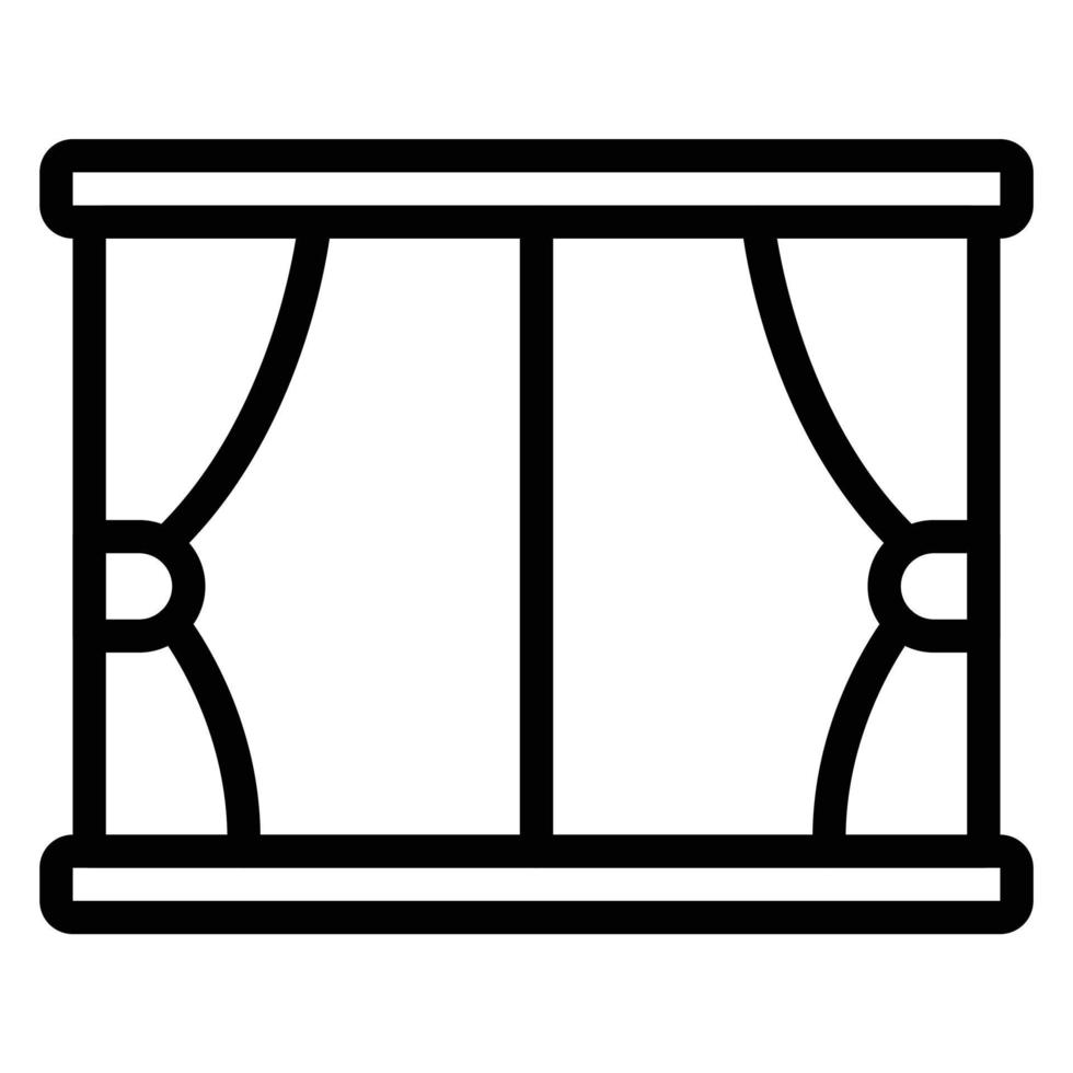 icono de ventana simple vector