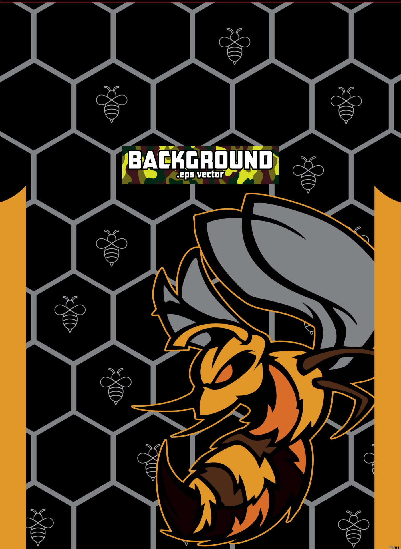 background design illustration for sports team uniform sublimation