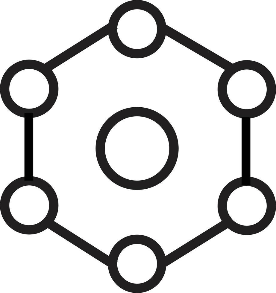 molecule icon. molecule sign. vector