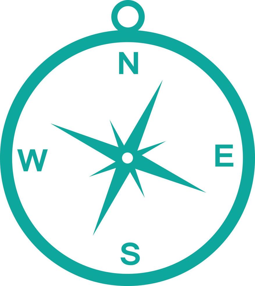 compass icon. compass symbol. vector