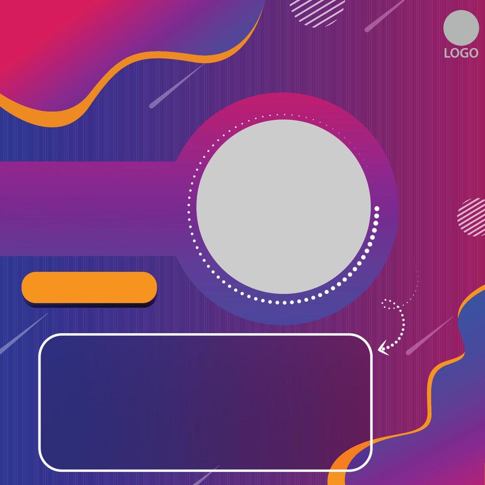 Bussines webinar template vector