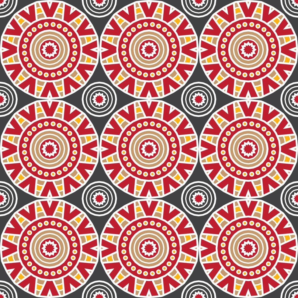 diseño de patrones sin fisuras florales tradicionales vector