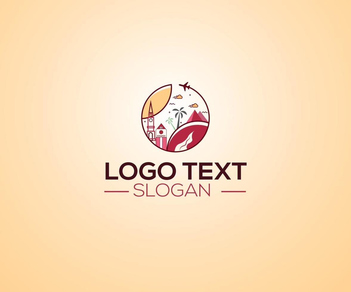 Tour and Travel agency Logo design vector