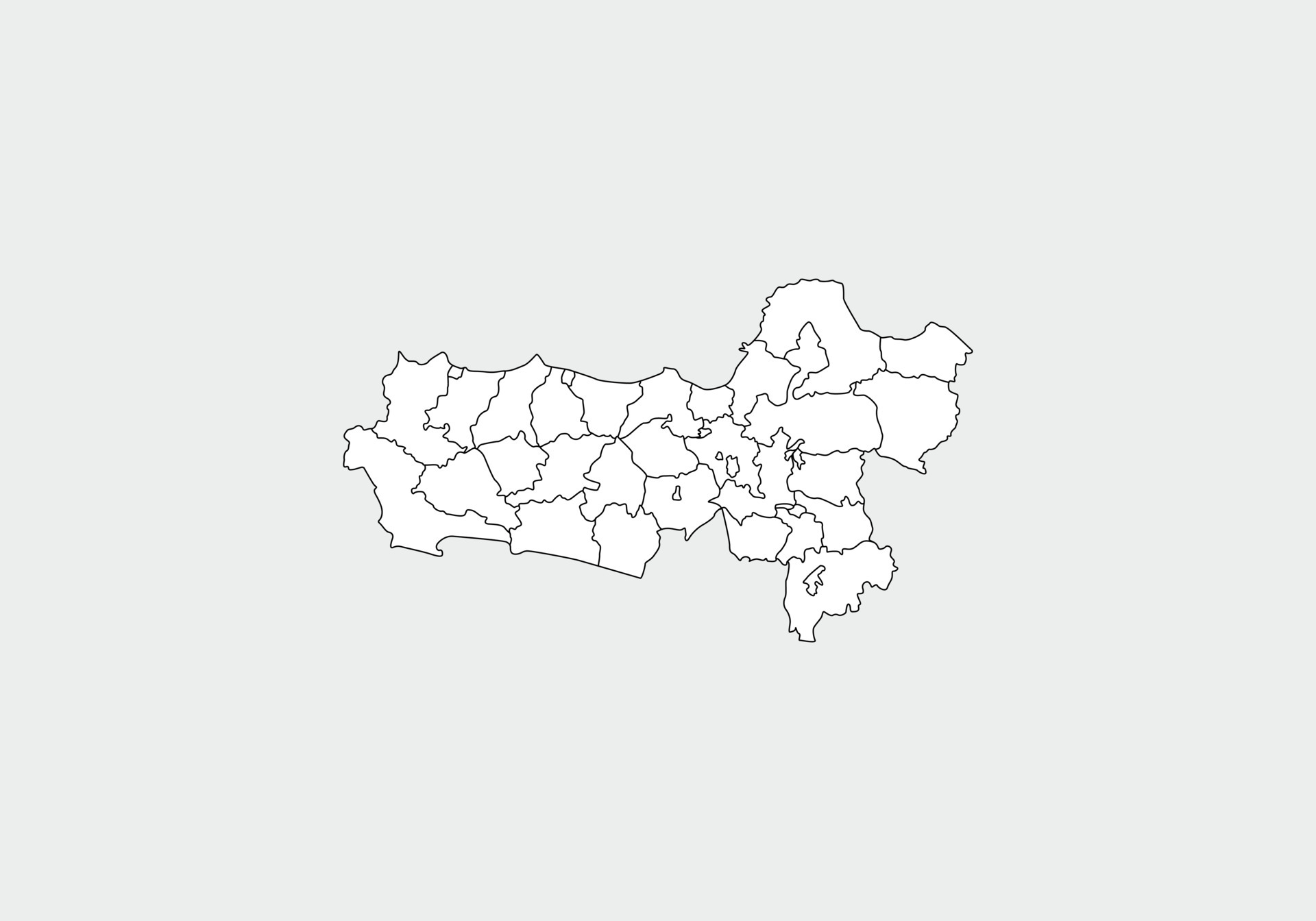 simple administrative,political and road map vector map of indonesian