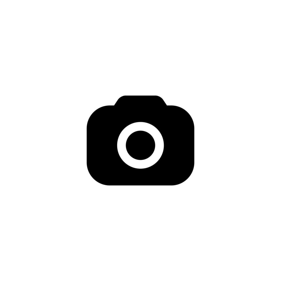 Camera, Photo Icon Vector Isolated on White Background