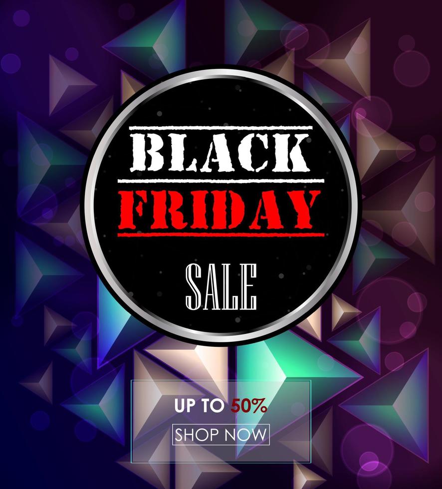 Black Friday sale abstract background vector
