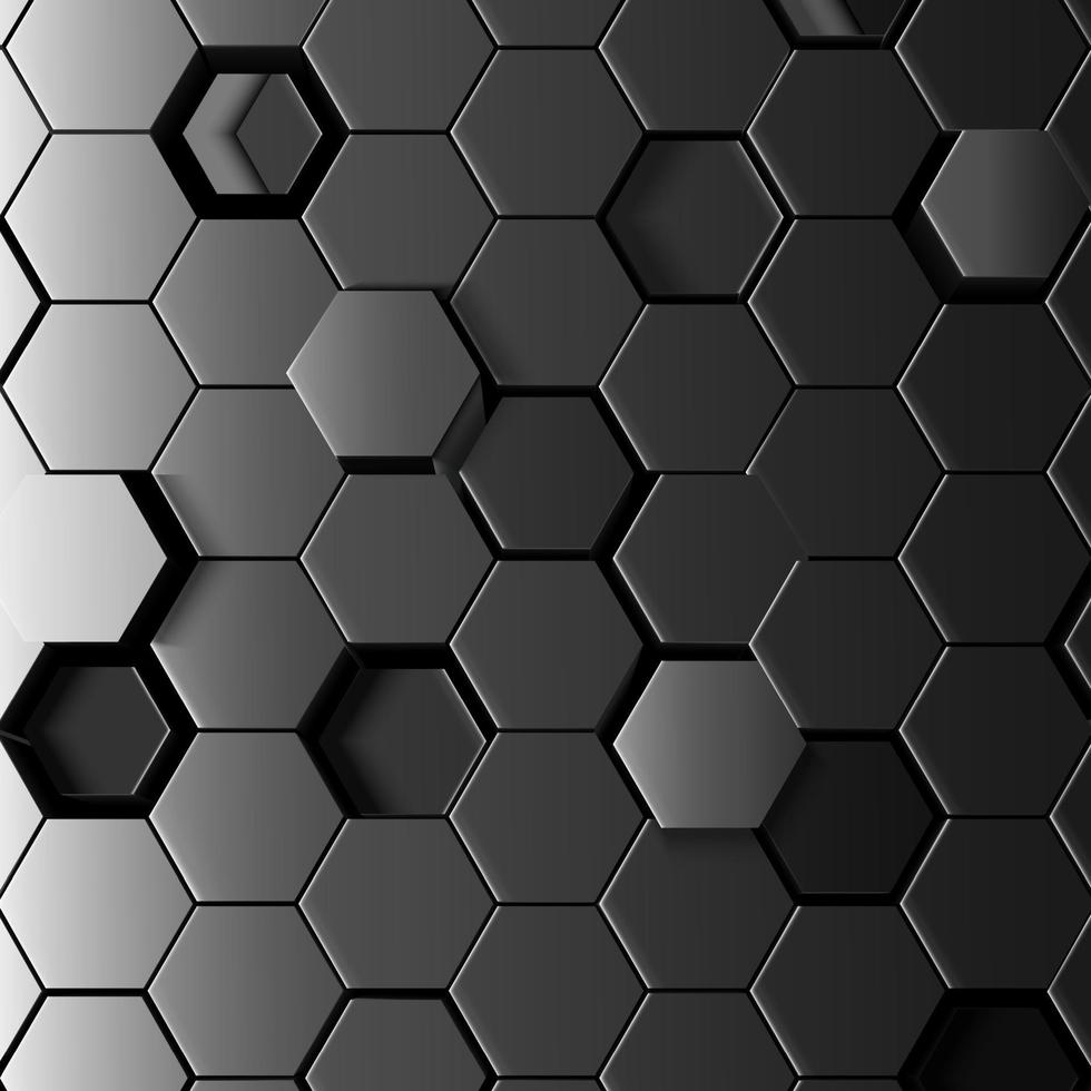 Abstract hexagonal background vector