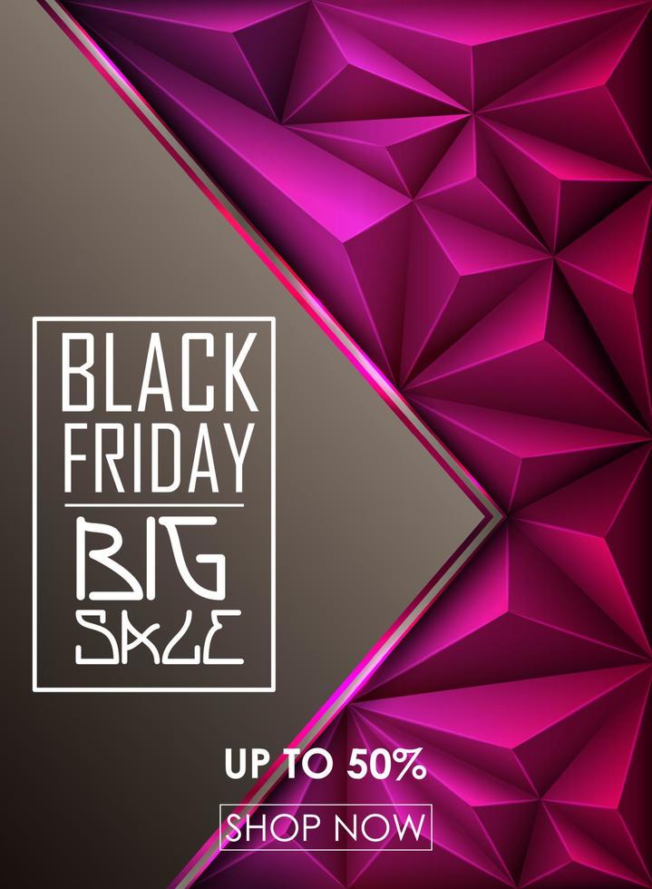 Black Friday sale abstract background vector