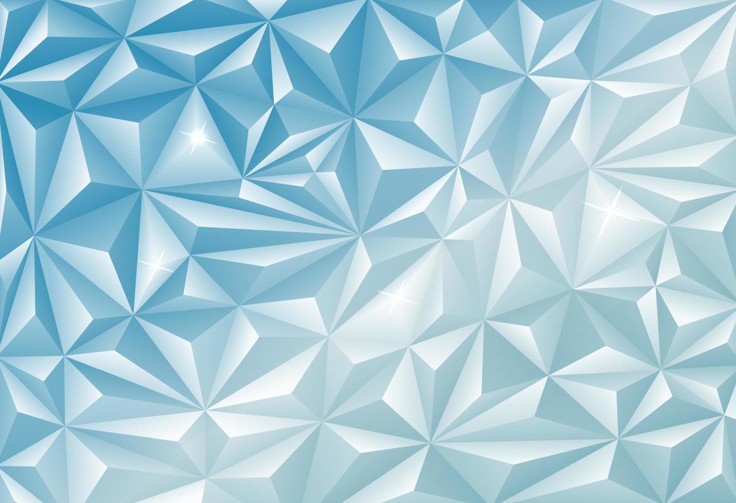 Blue polygonal background vector