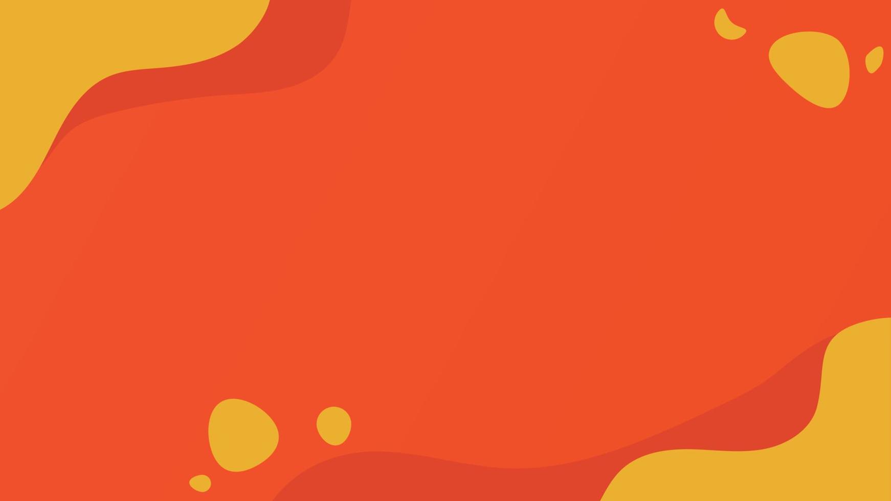 orange wavy background vector