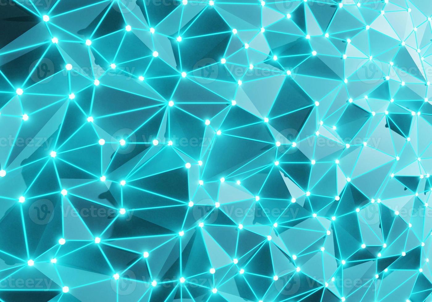 Abstract polygonal background photo