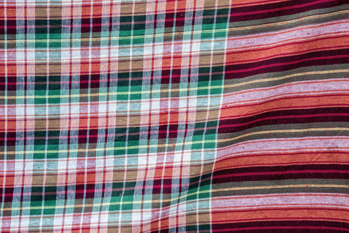 thai fabric pattern background photo