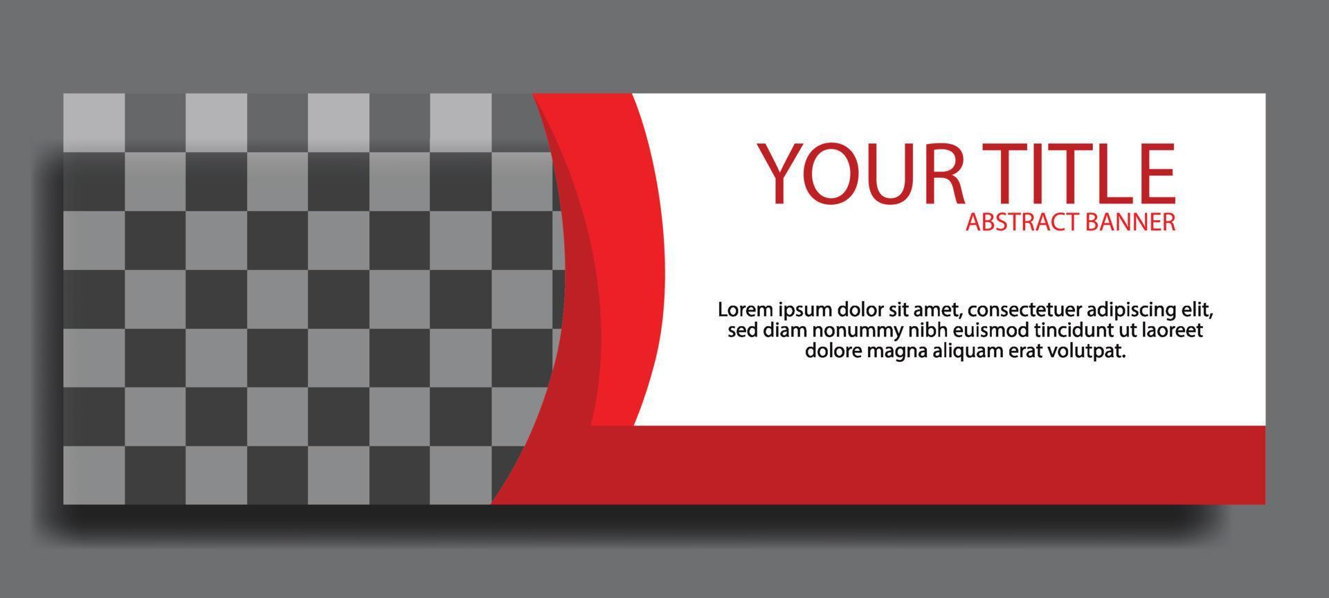 Standard size elegant red web banners for sale. background for photo layout. Design template vector