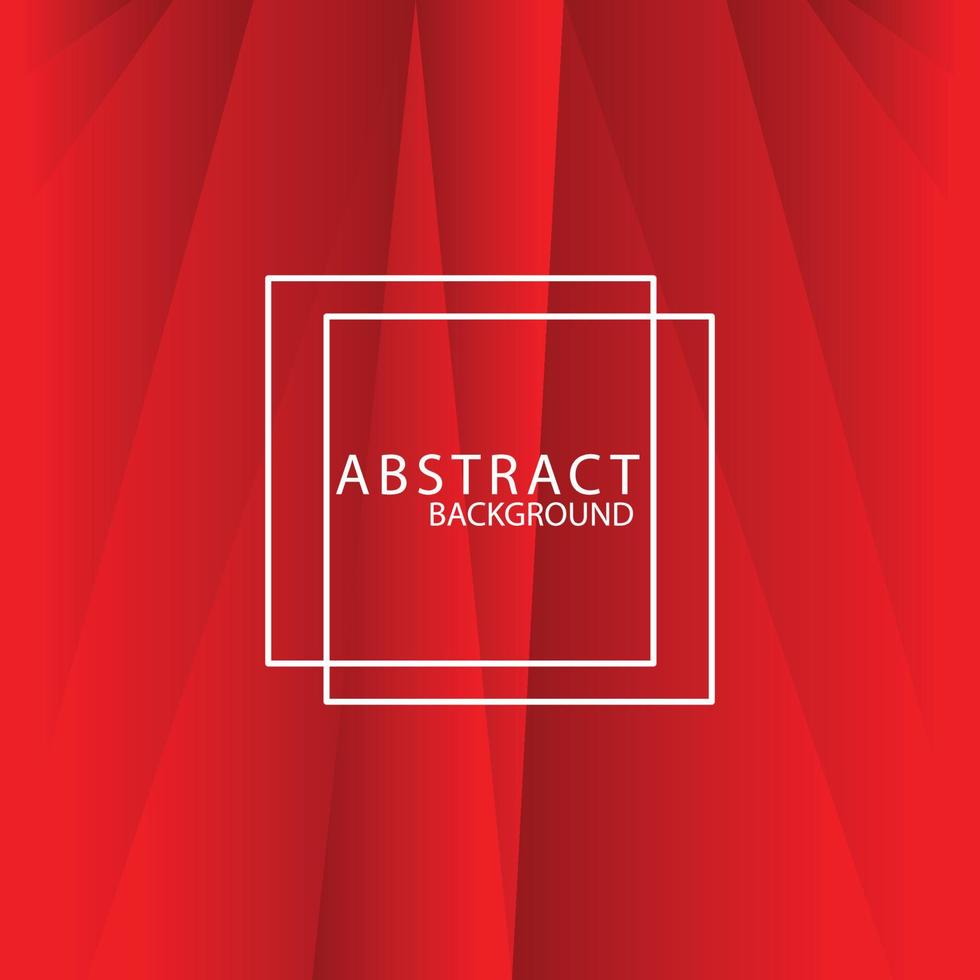 Elegant paper cut red wave banner background. Design template vector