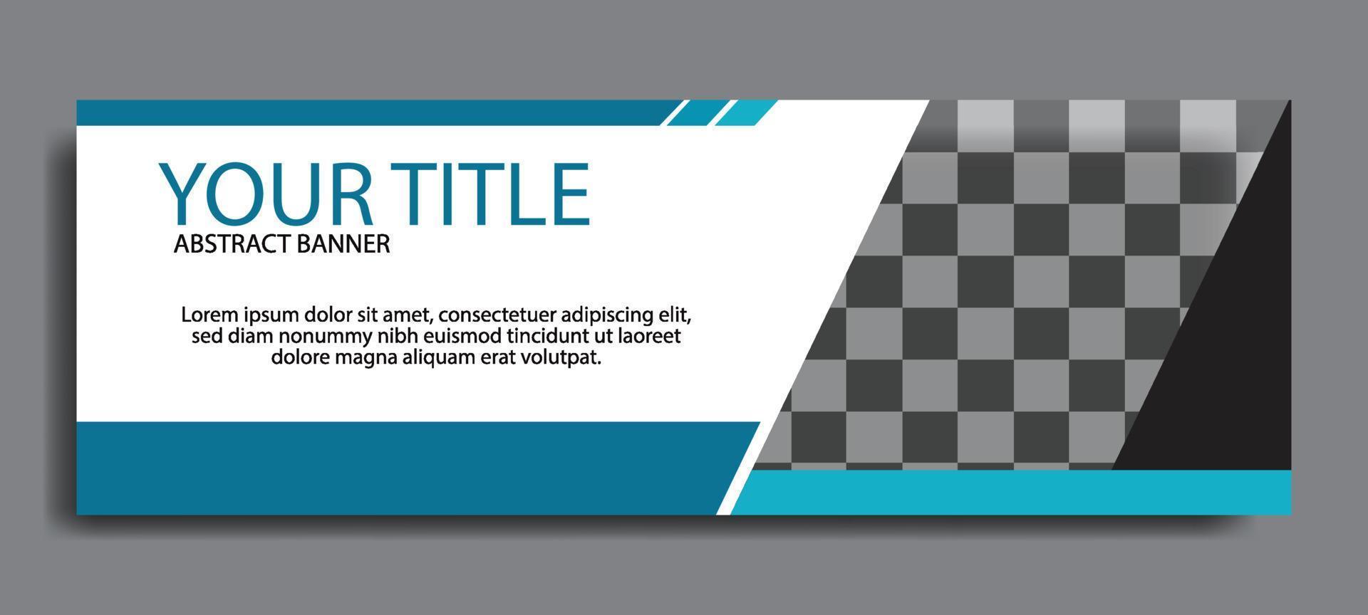 Standard size elegant blue web banners for sale. background for photo layout. Design template vector