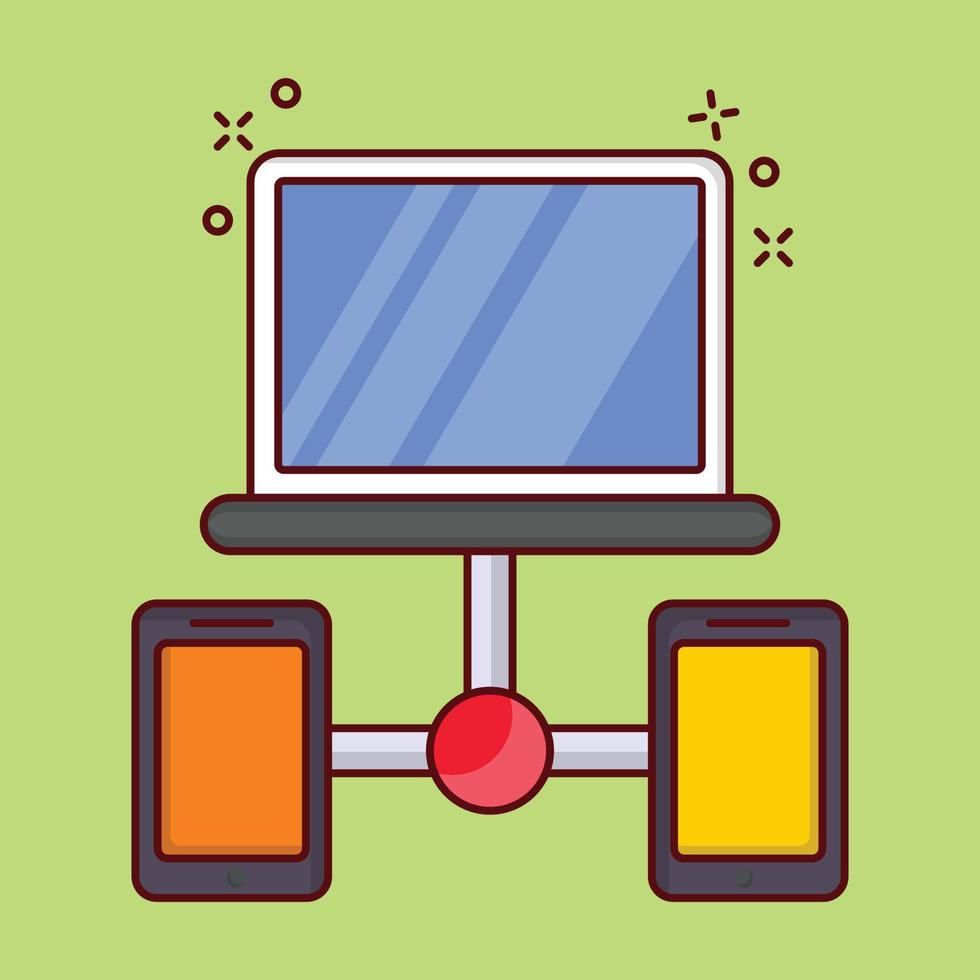 connection vector illustration on a background.Premium quality symbols. vector icons for concept and graphic design.