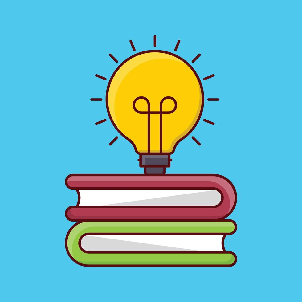 study idea vector illustration on a background.Premium quality symbols. vector icons for concept and graphic design.