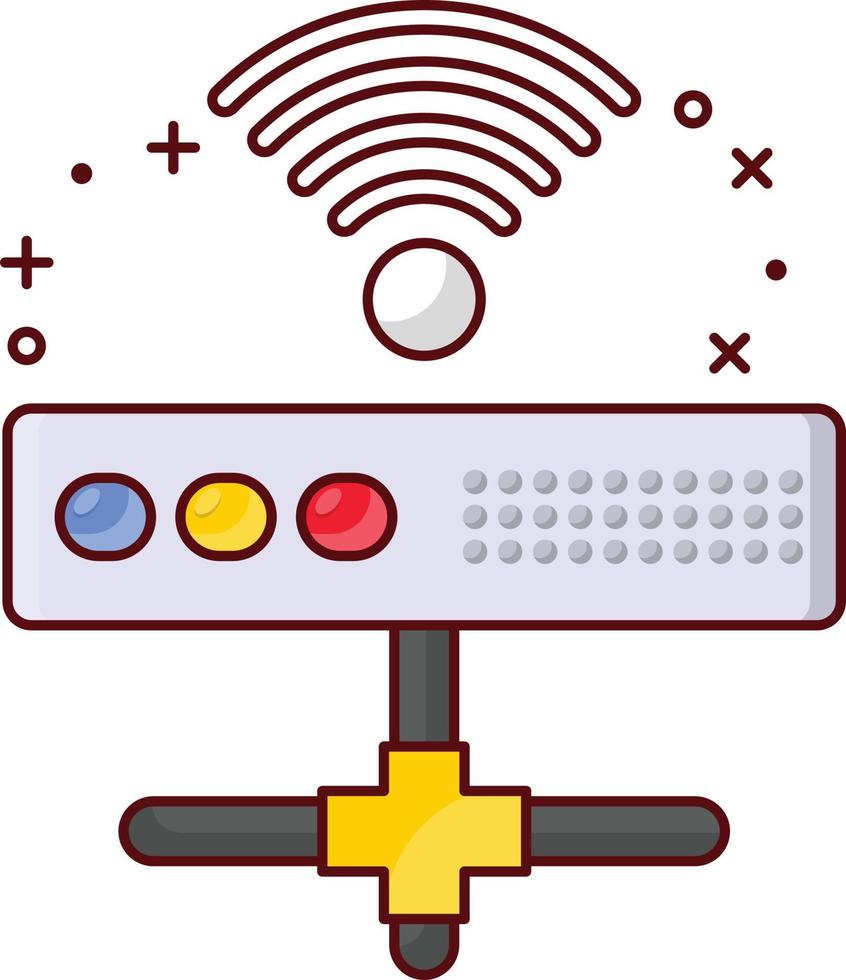 server wireless vector illustration on a background.Premium quality symbols. vector icons for concept and graphic design.