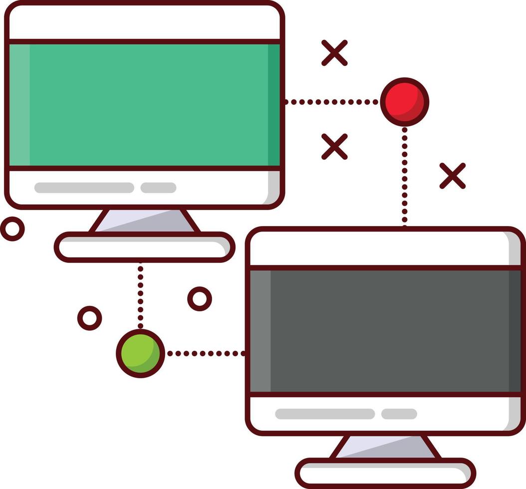 monitorear la ilustración de vector de transferencia en un fondo. símbolos de calidad premium. iconos vectoriales para concepto y diseño gráfico.