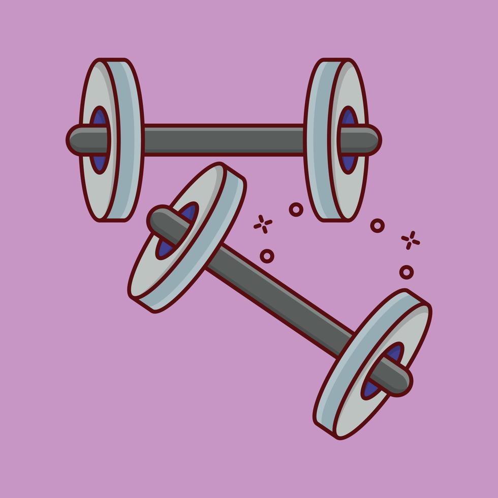 dumbbell vector illustration on a background.Premium quality symbols. vector icons for concept and graphic design.