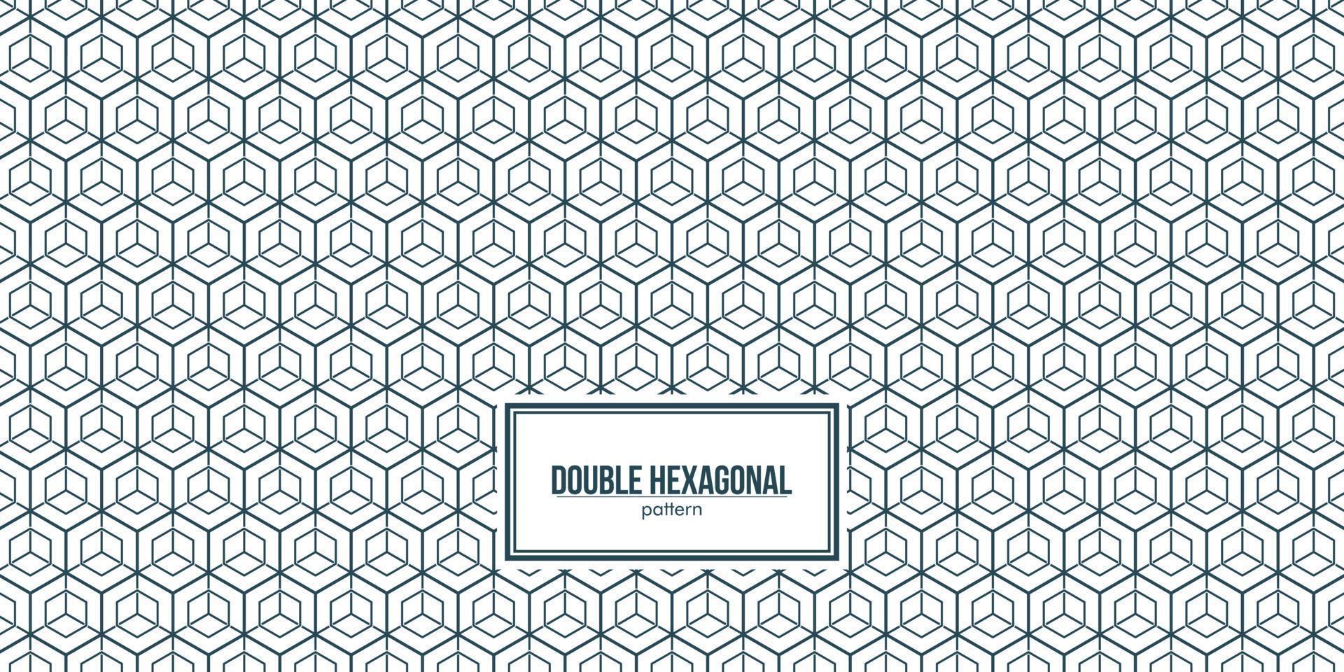 pattern consisting of stacks of hexagons vector