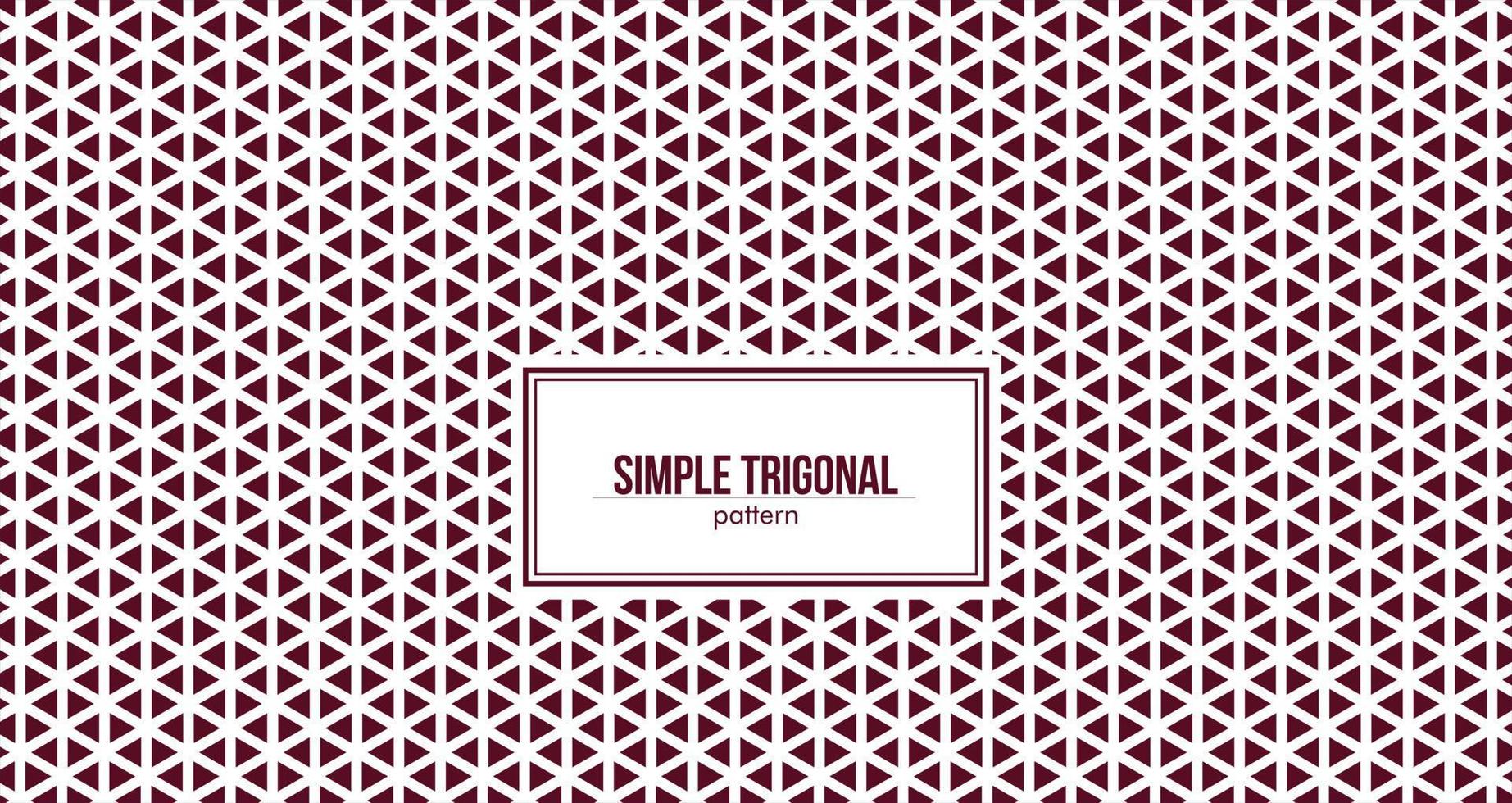 simple trigonal pattern with hexagon illusion effect vector