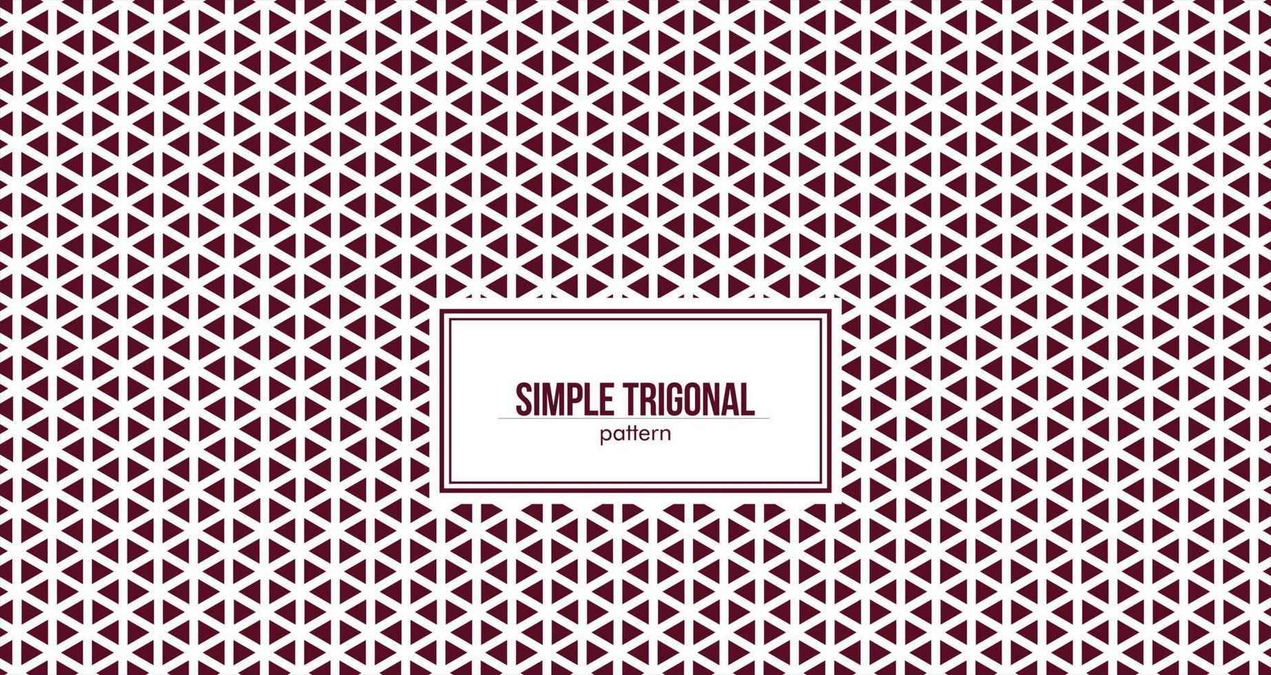 simple trigonal pattern with hexagon illusion effect vector