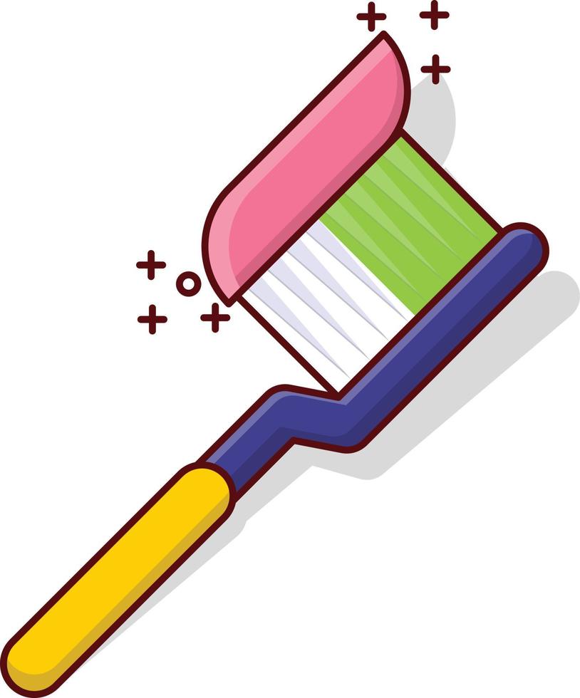 toothbrush vector illustration on a background.Premium quality symbols. vector icons for concept and graphic design.