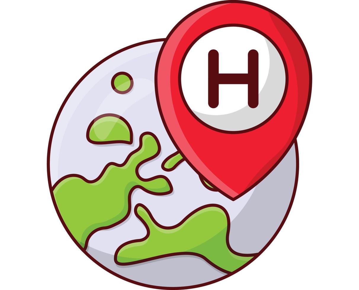 hotel location vector illustration on a background.Premium quality symbols. vector icons for concept and graphic design.
