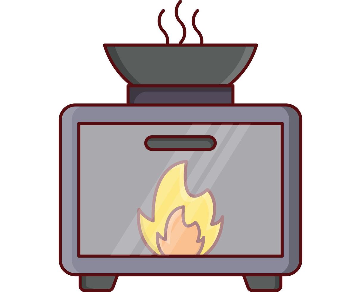 fireplace vector illustration on a background.Premium quality symbols. vector icons for concept and graphic design.