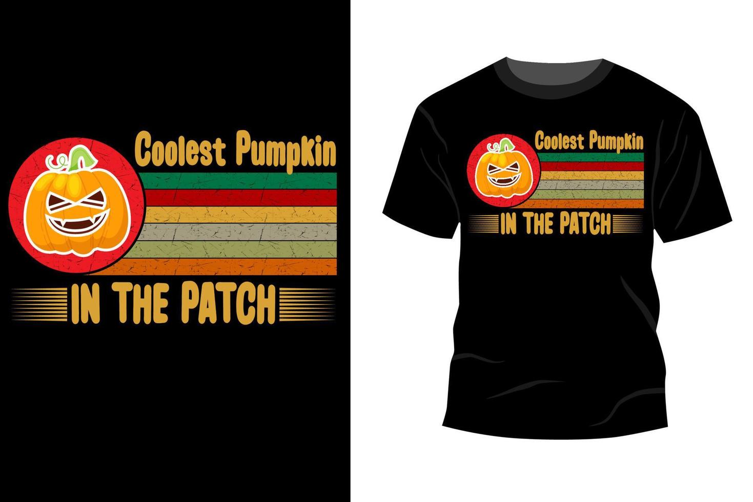 Inspiring motivation quote with text Coolest Pumpkin vector typography t shirt design